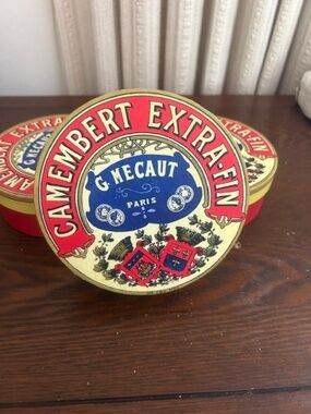 BIA Cordon Bleu Camembert French Cheese Label Plates
